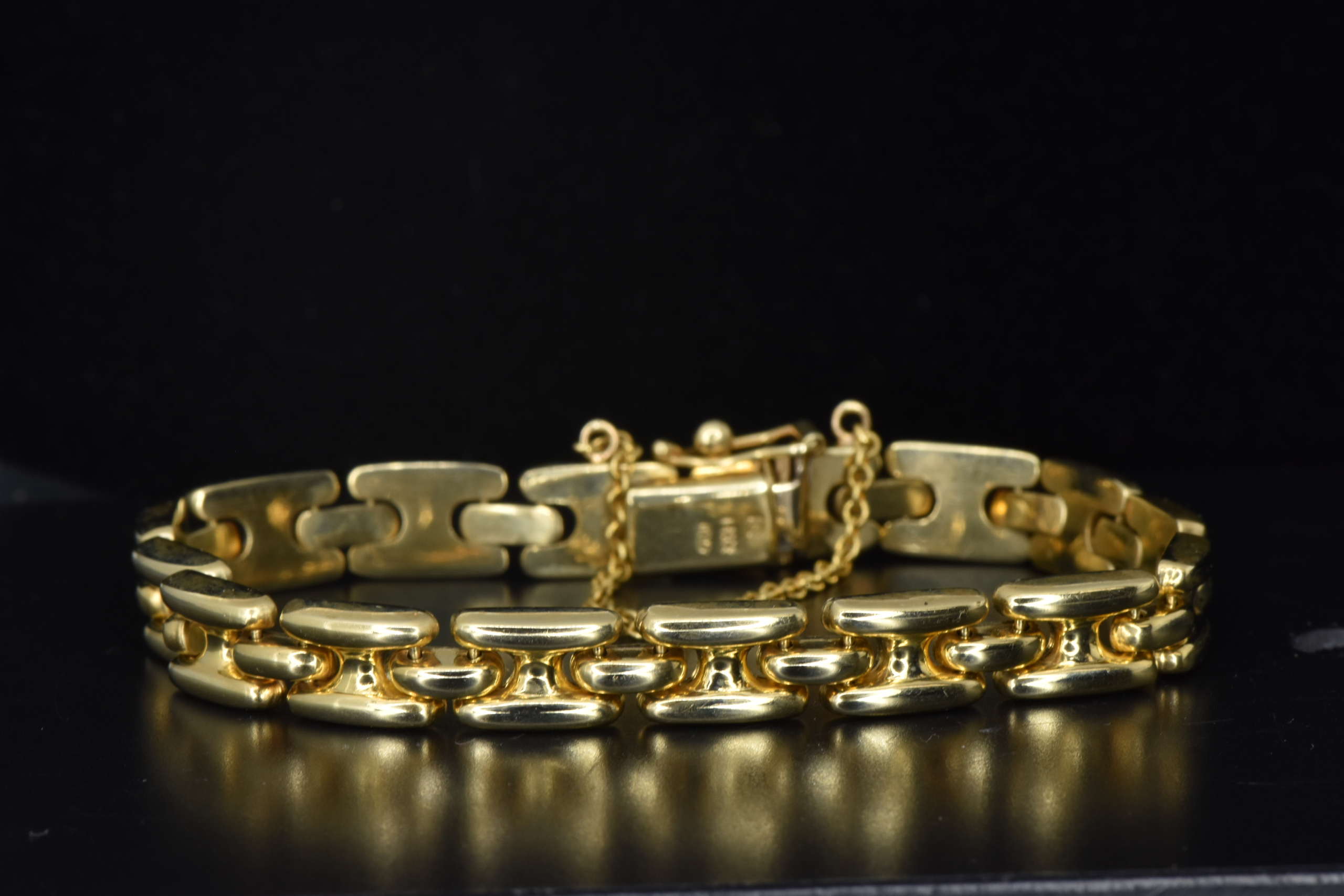Amazon.com: Mens Fancy Rolex Type Bracelet in 14k Yellow Gold Length 8.5'''  Men's Gold Fancy Bracelet for Men's - More Designs (TOP633, 8.5): Clothing,  Shoes & Jewelry